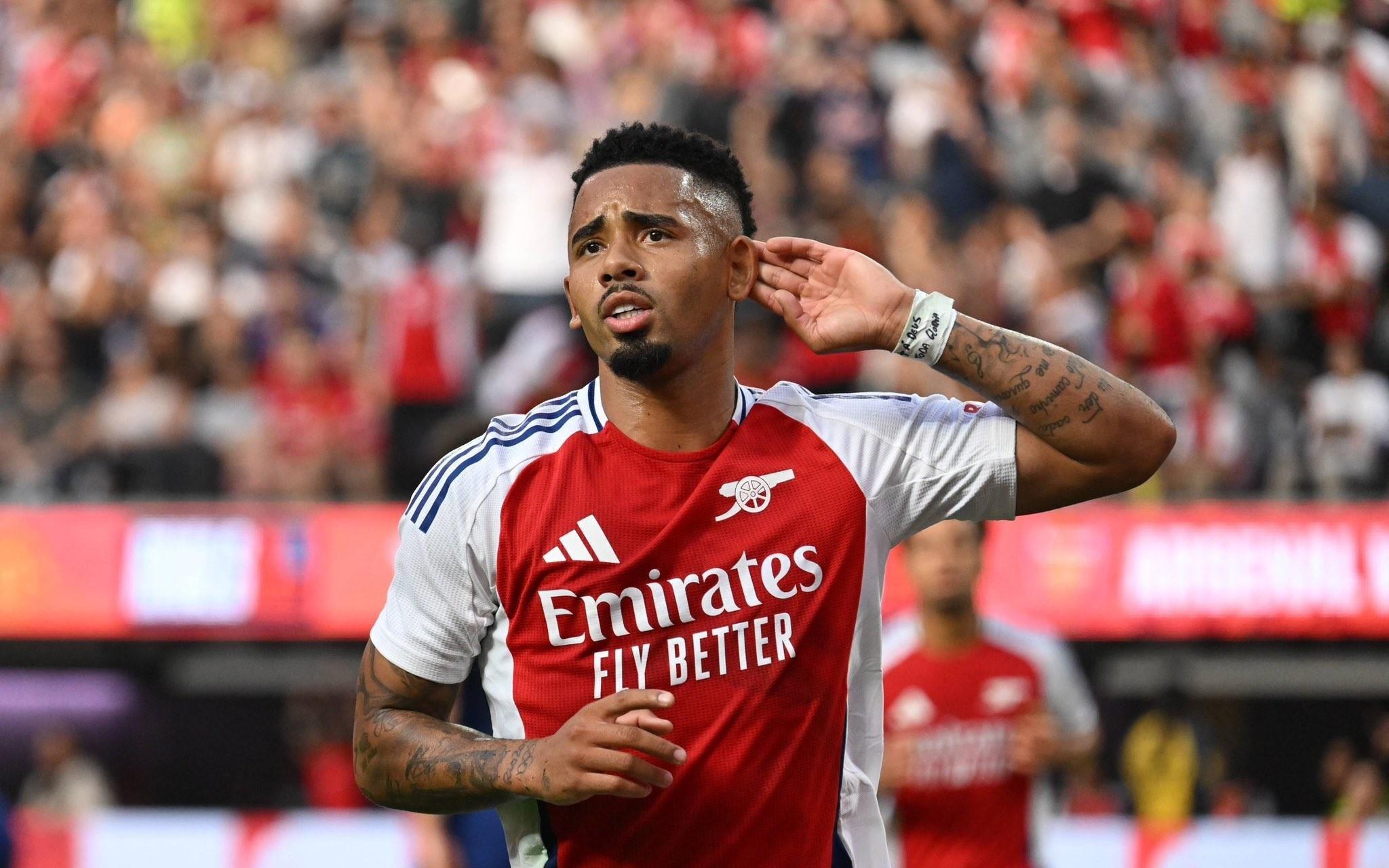 邮报：阿森纳有意在冬窗听取热苏斯、