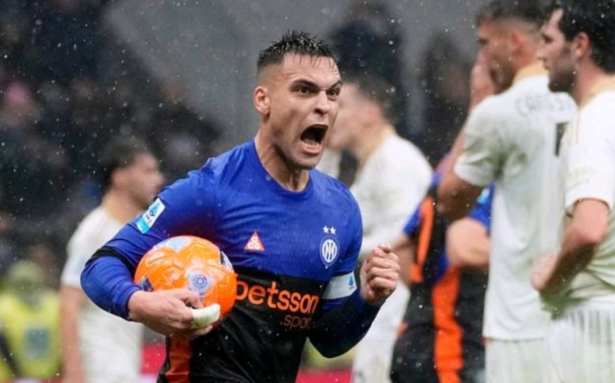 国米六球大胜比萨六分差强势领跑意甲