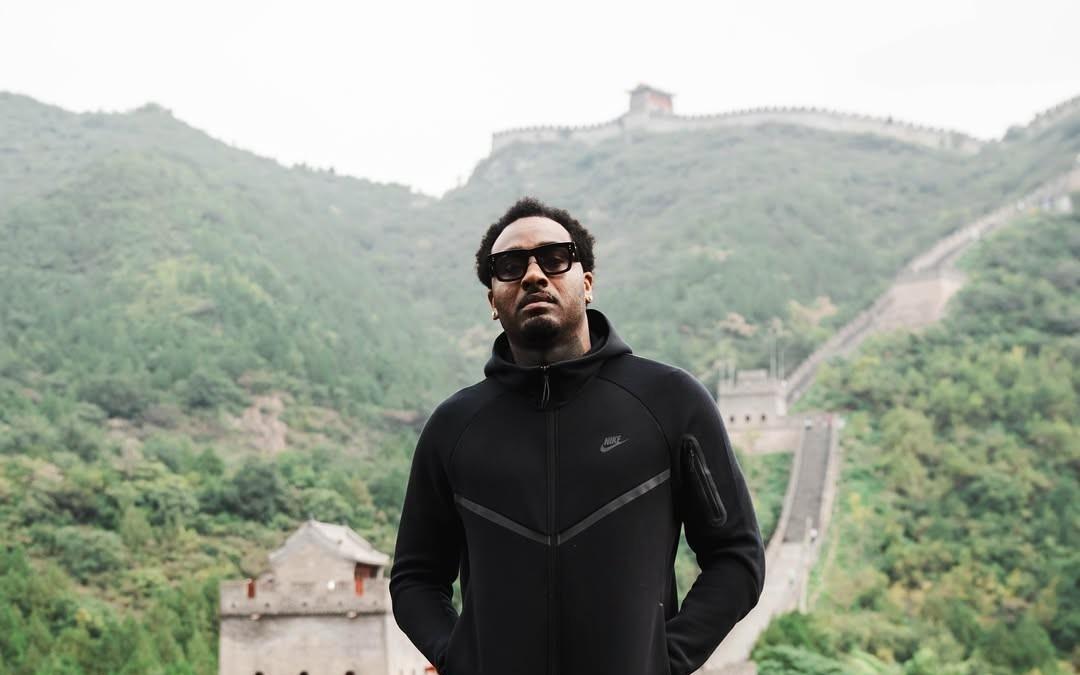 前NBA球星约翰沃尔晒游览长城照：TheGreatJohnWall