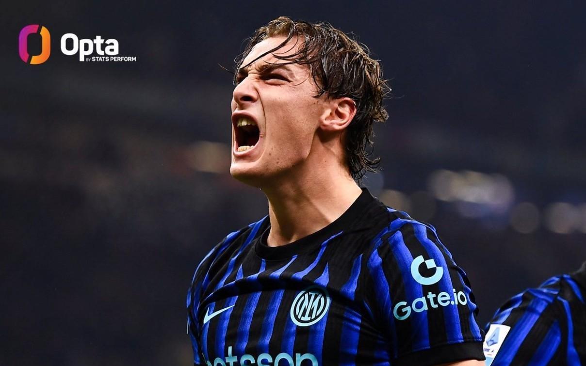 20岁231天，皮奥是国米近60年意甲对