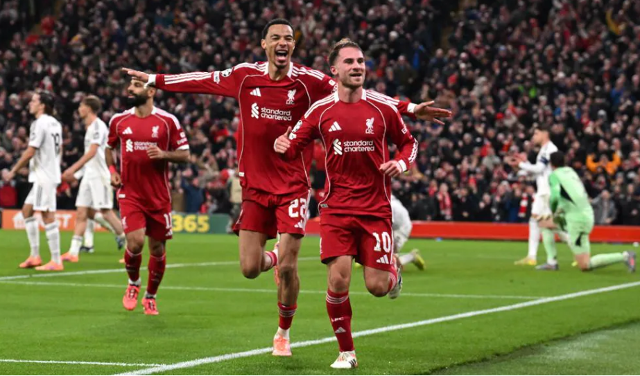 利物浦10送皇马欧冠首败！麦卡利斯特