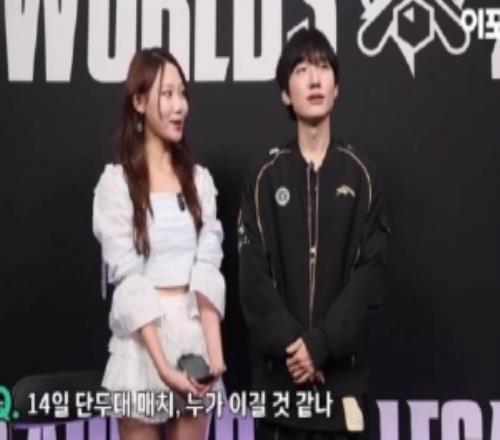 peanut：IG训练量大且有主场优势我觉得对阵T1整体上五五开吧