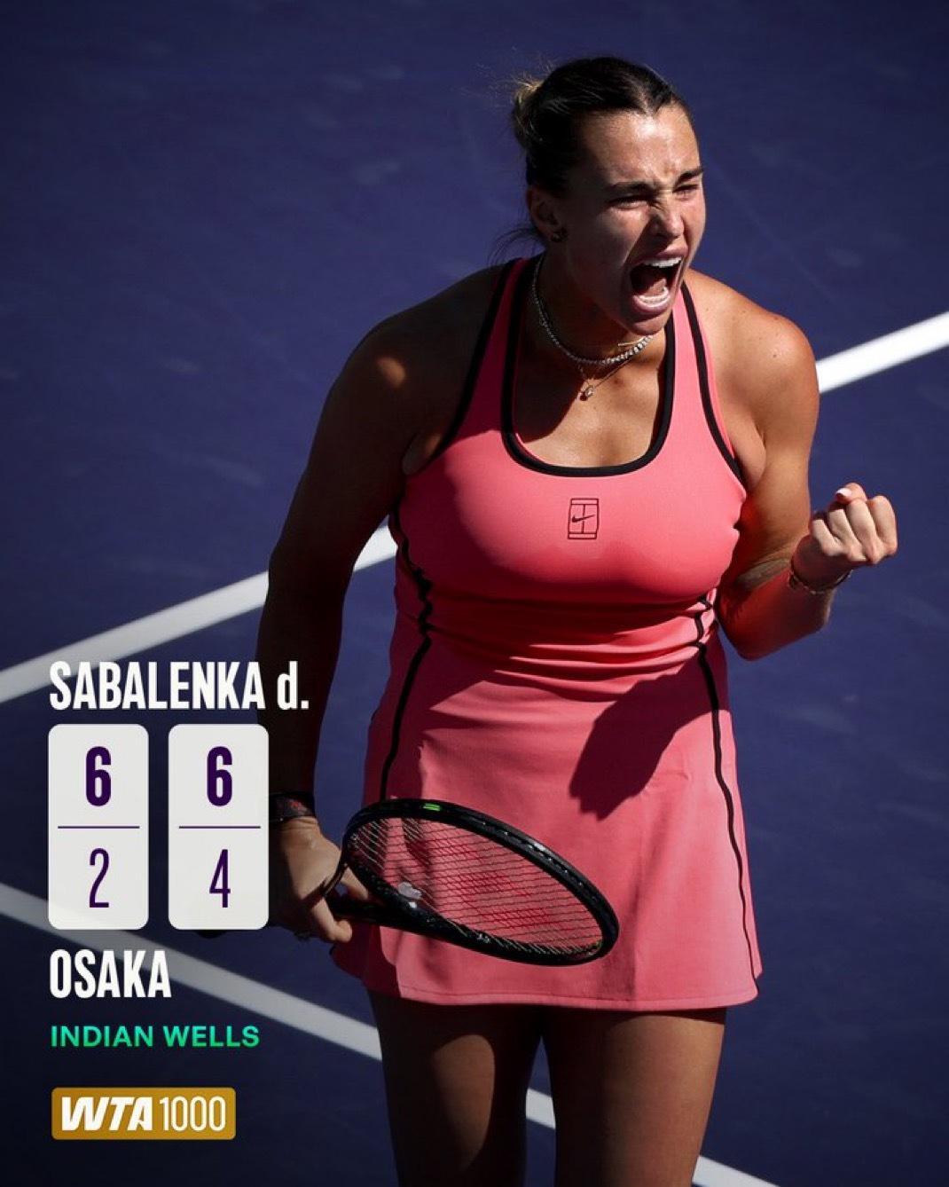 萨巴伦卡完胜大坂直美晋级八强赛后发布会炮轰强制参赛制度