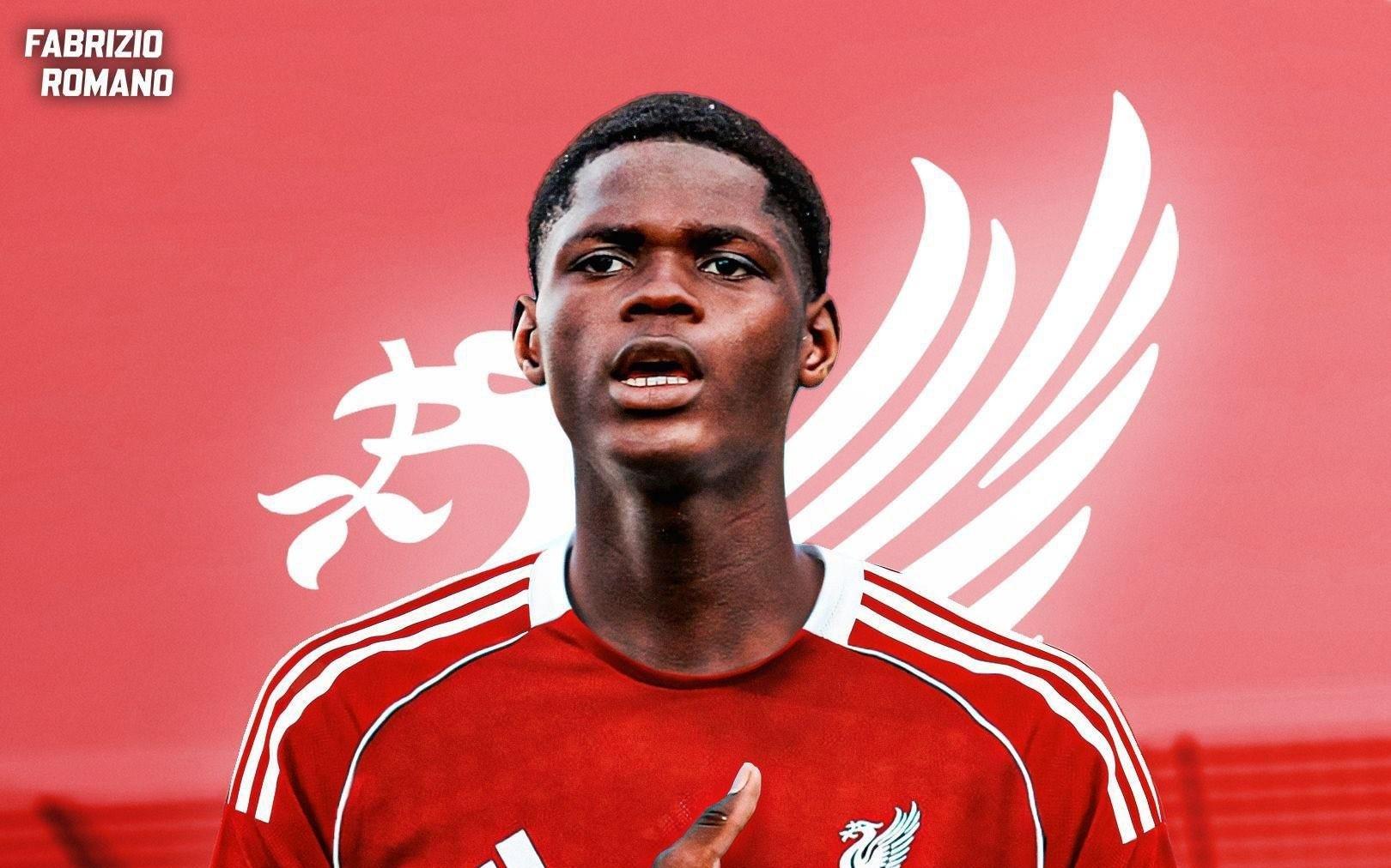 Herewego！罗马诺：利物浦将签下塞内加尔18岁中卫恩迪亚耶