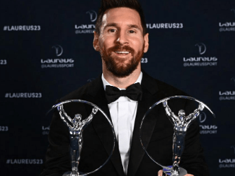 梅西再创历史！现场领取劳伦斯2大奖项：感谢巴黎
