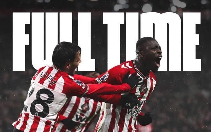 桑德兰本赛季联赛已6胜，追平上次踢