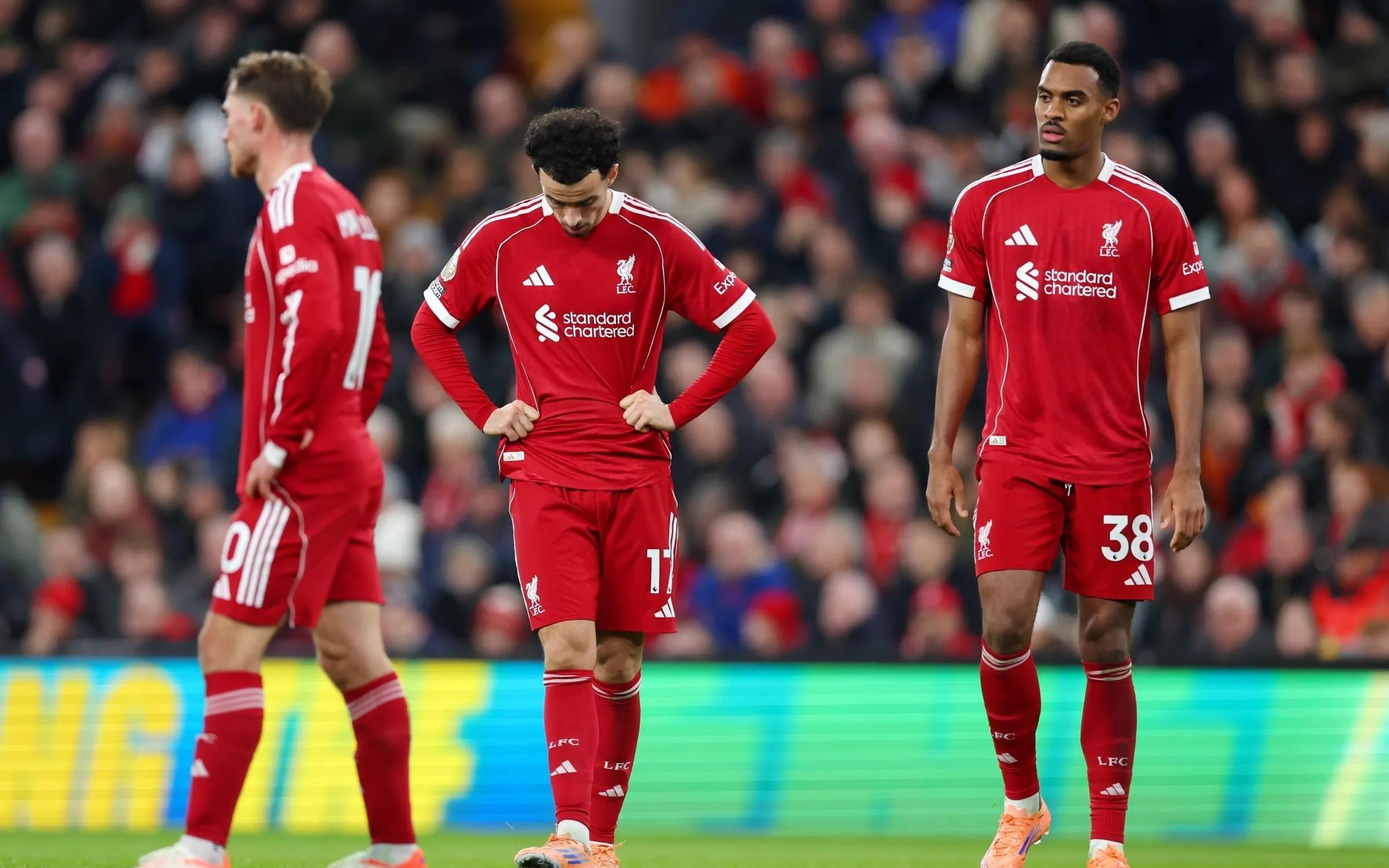 输麻了，利物浦惨败给森林之后已经跌