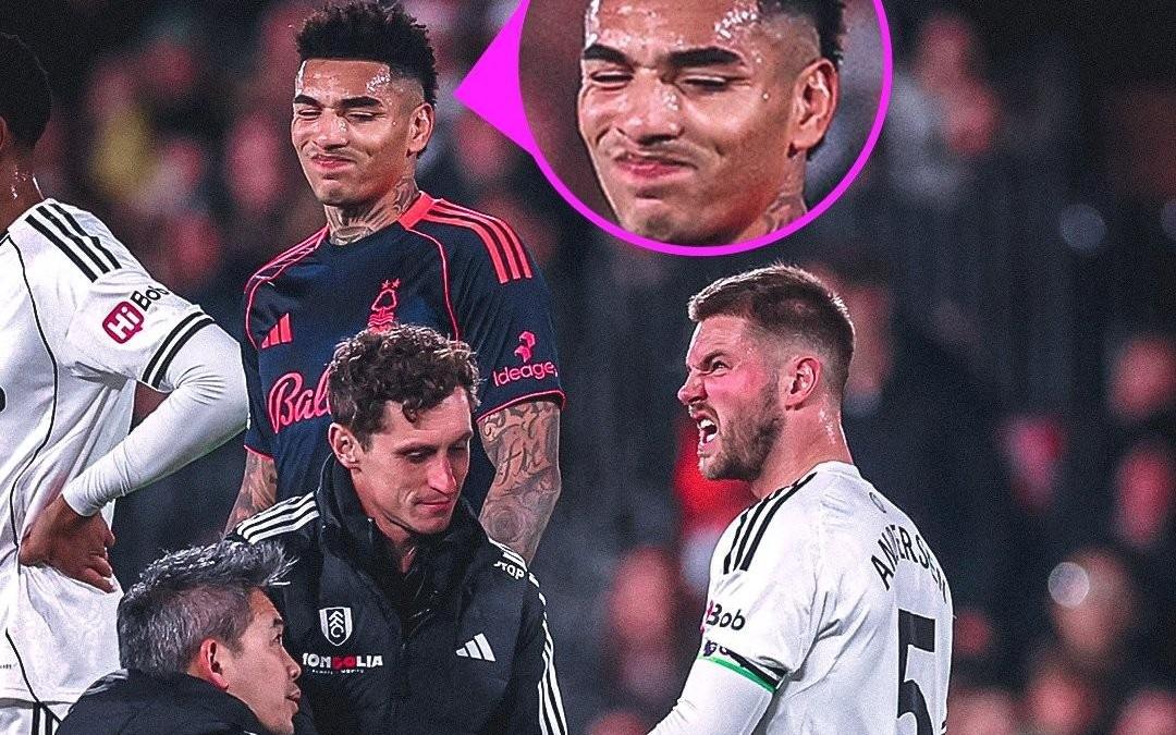 富勒姆后卫安诺生比赛中手指脱臼，队