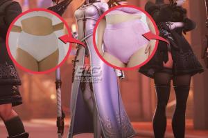 2B的丁字裤呢《守望先锋》尼尔联动皮肤遭质疑和谐