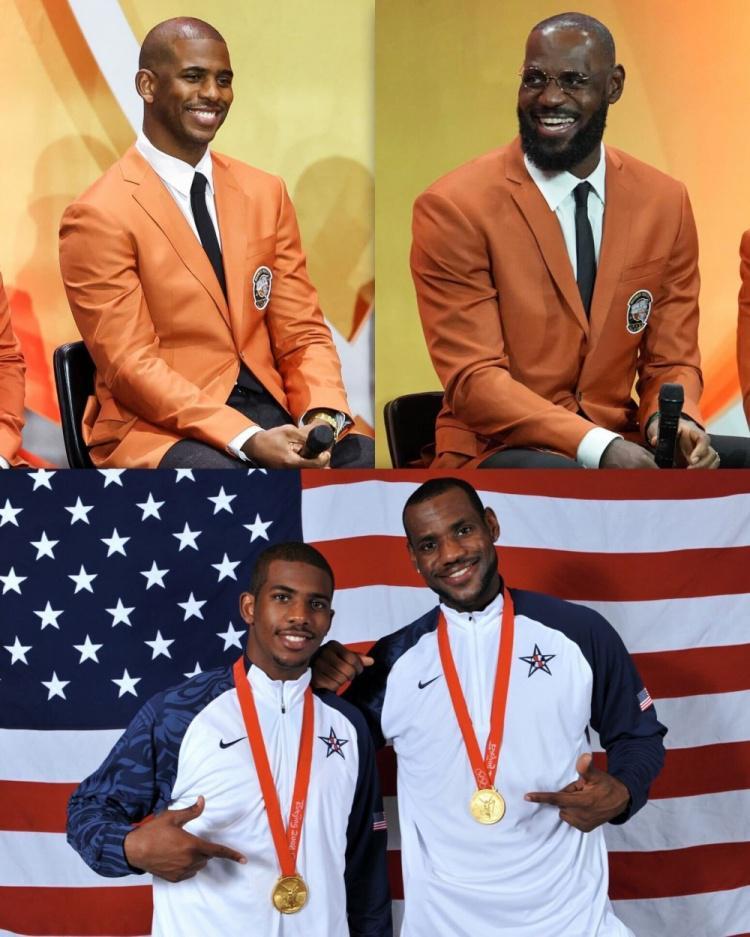 来自NBA官方的赞美!老詹&CP3已进名人堂但依旧还是现役球员!
