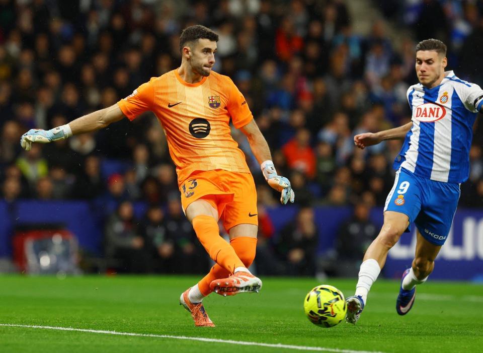 6次神扑！巴萨门神直面旧主毫不手软