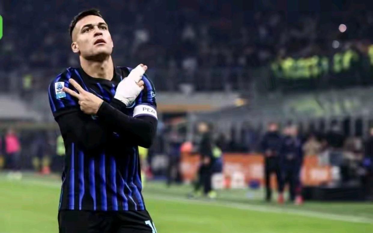 劳塔罗传射建功国米31力克博洛尼亚蓝黑军团登顶意甲榜首