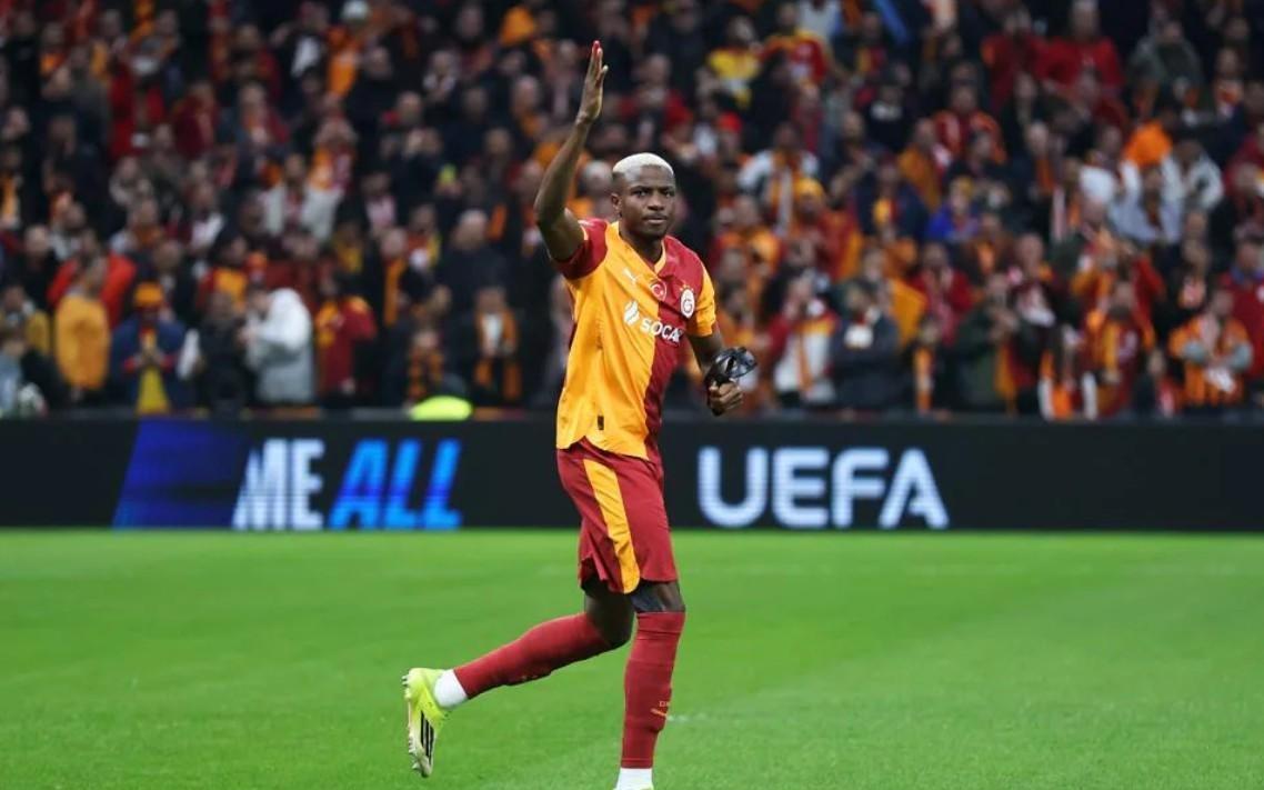 大腿级表现，奥斯梅恩本赛季代表加拉