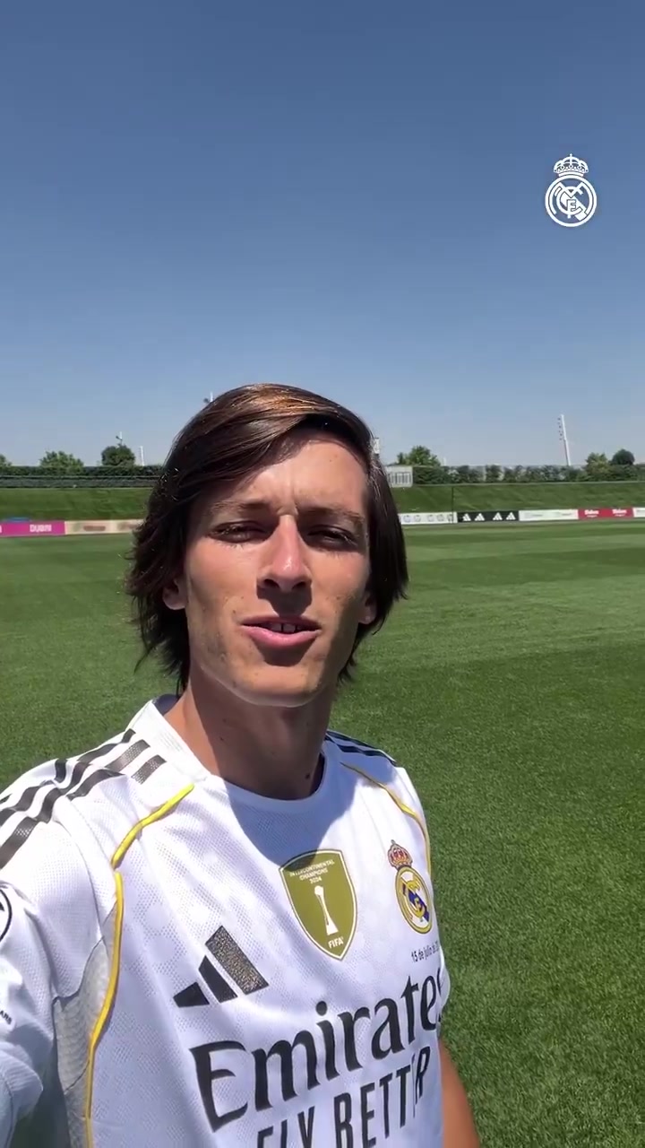 A费录制视频问候皇马球迷：感谢你们的欢迎，HalaMadrid！