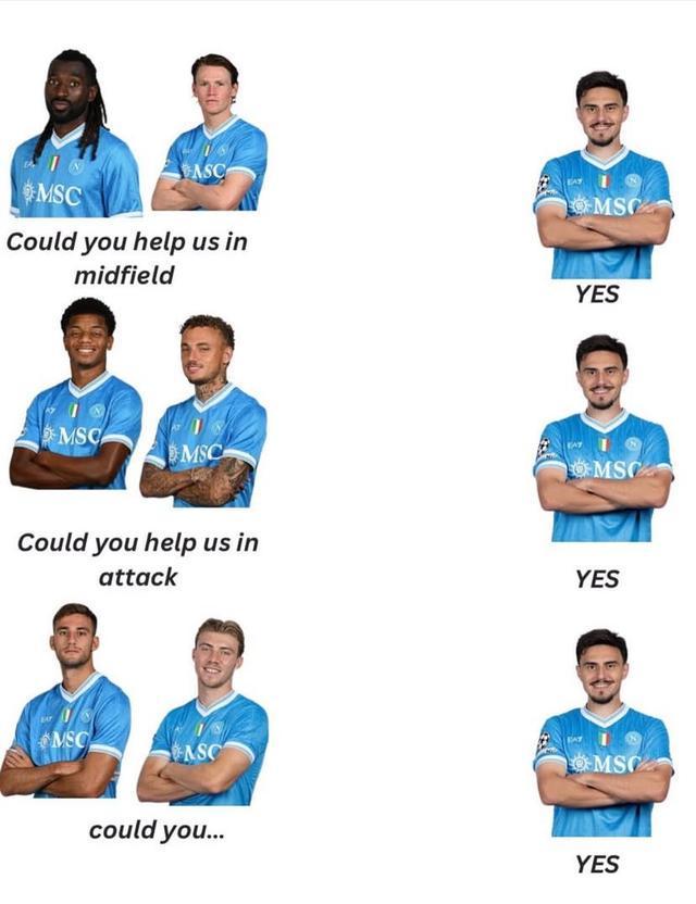 万金油能踢任何位置，埃尔马斯发梗图自嘲