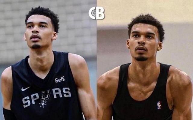 才打两年NBA啊!现在的文班比刚进NBA时壮了不止一圈