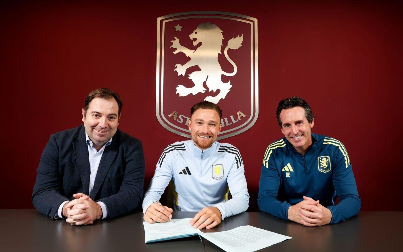 官方：阿斯顿维拉与后卫卡什续约，新合同至2029年