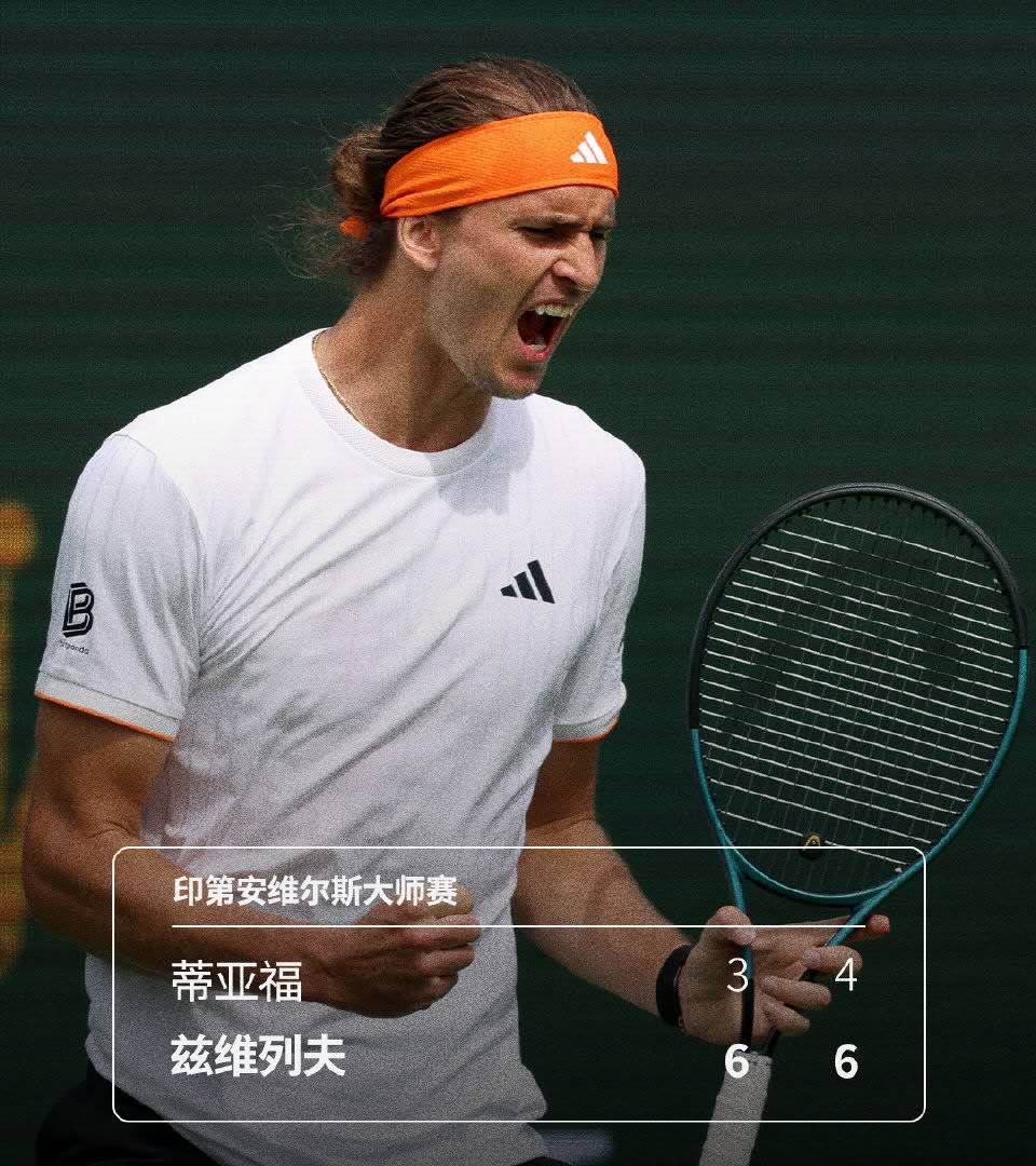 兹维调侃下轮对手菲斯天赋高但周四会输，回忆澳网称打法没问题