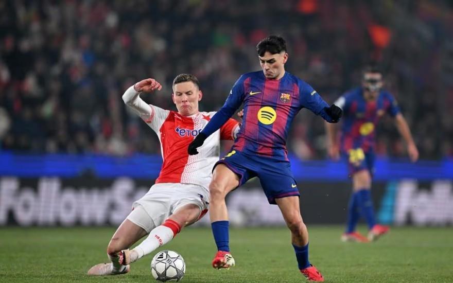 斯拉维亚球员：与巴萨交手是一种荣幸