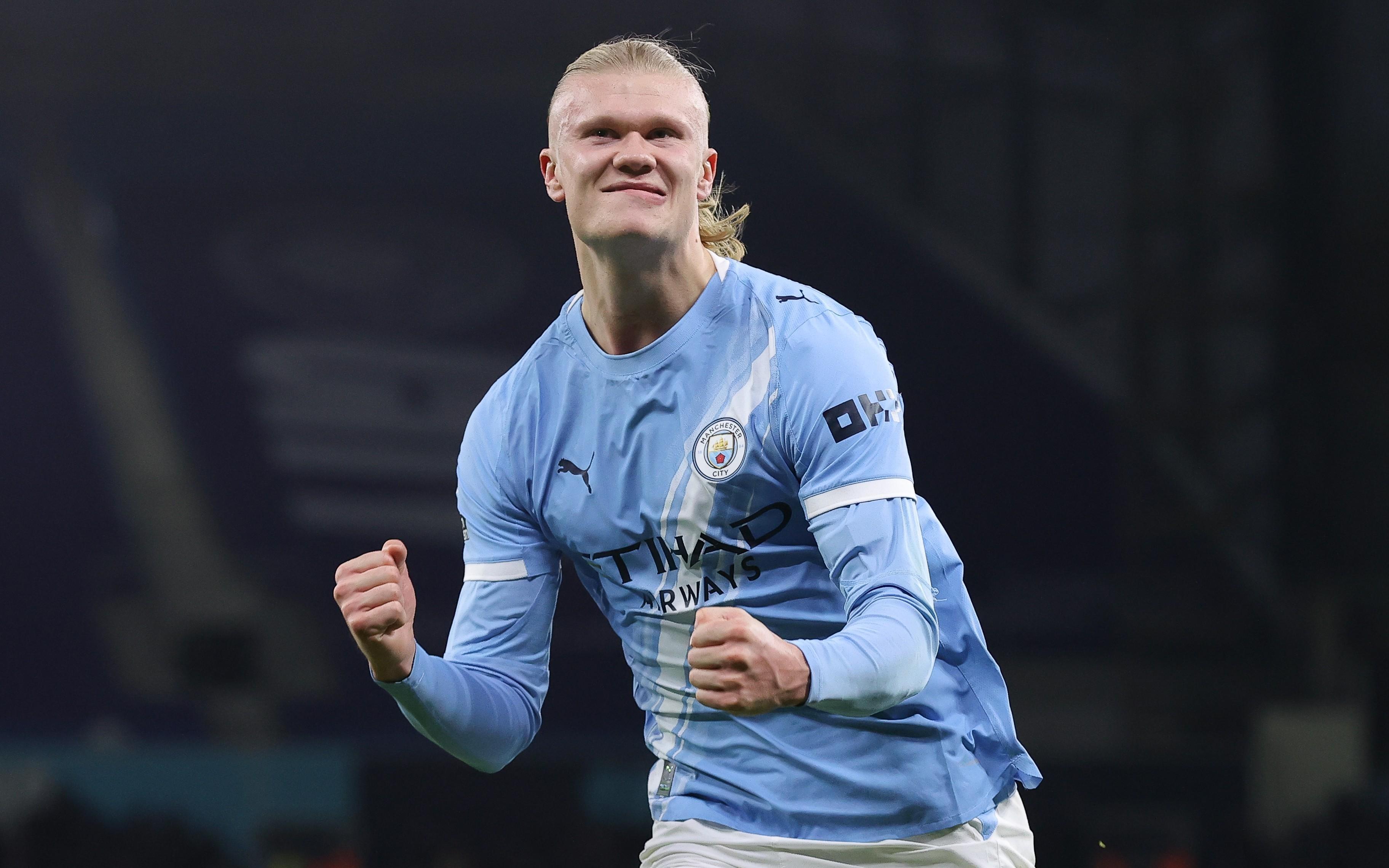 哈兰德已在本赛季联赛打进20球，为五