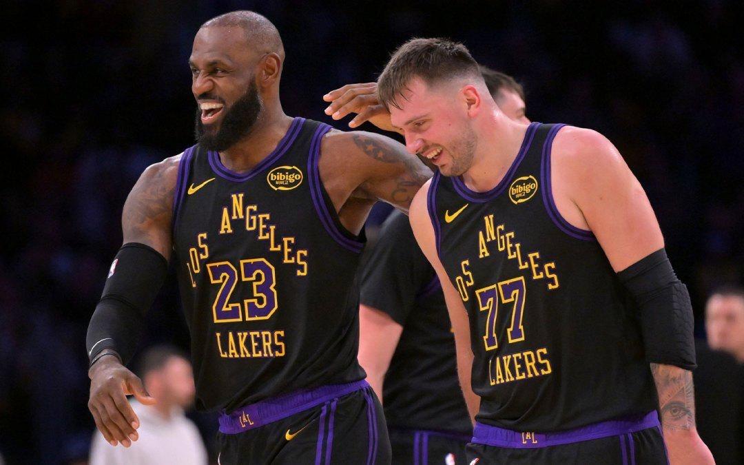 詹姆斯对东契奇赞不绝口，称赞他自被交易到湖人队后球技突飞猛进