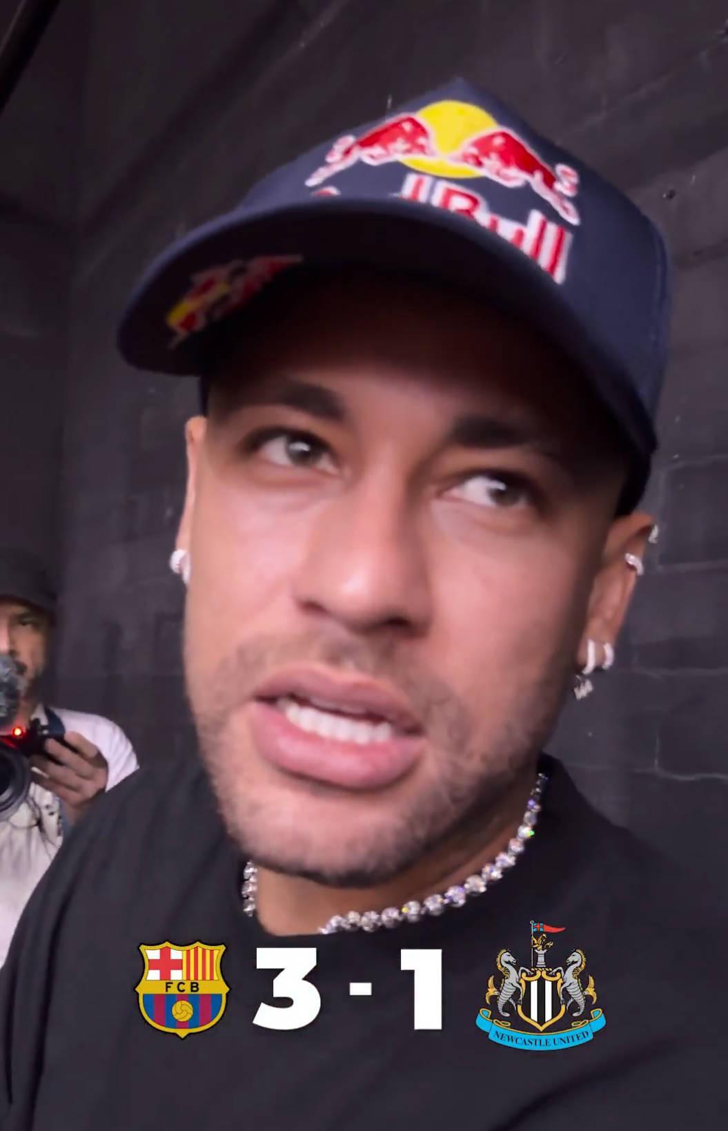 内马尔：预测巴萨31击败纽卡，拉菲梅开