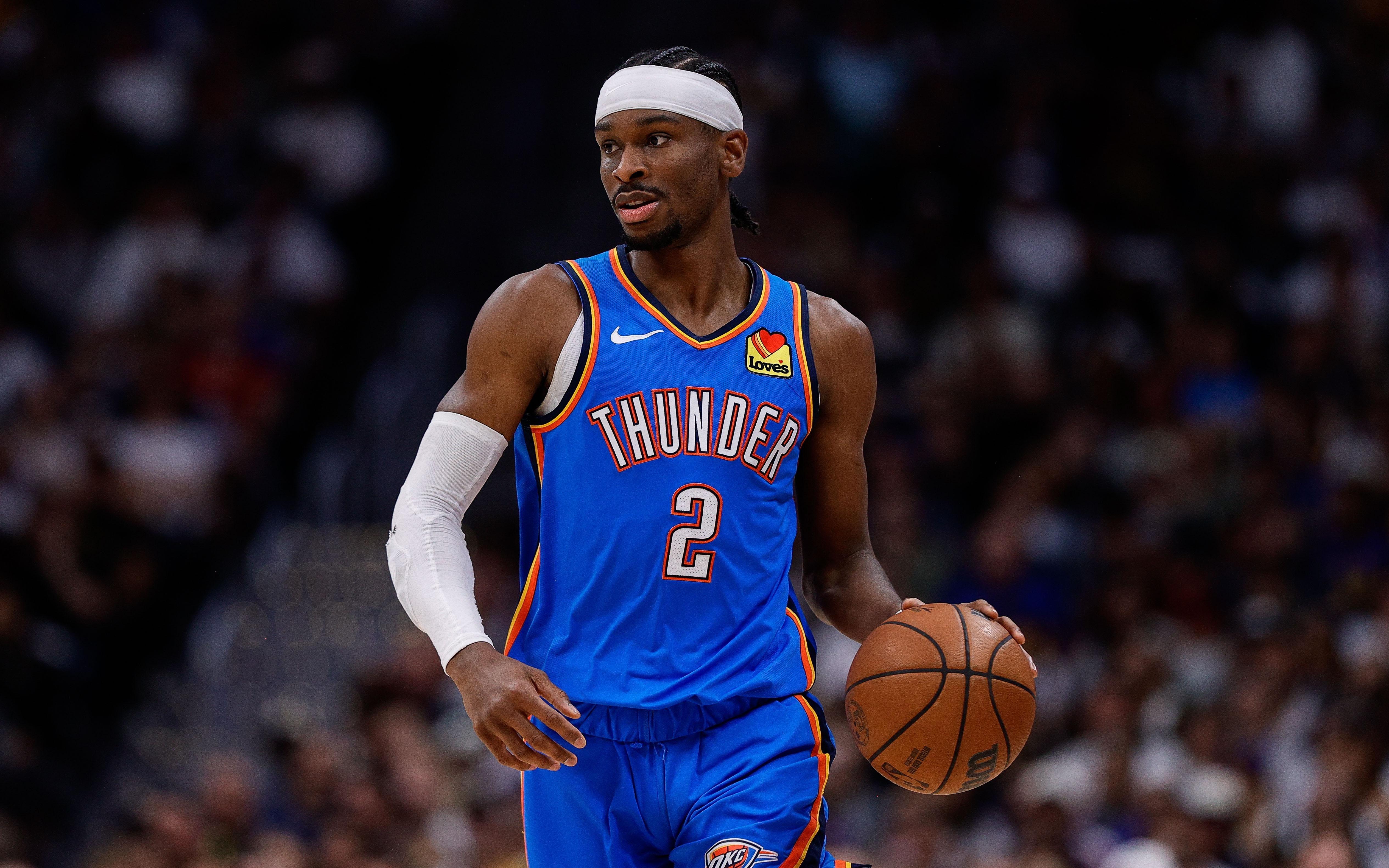 SGA末节仅凭罚球获2分，场均14.5次罚球，本场仅两罚