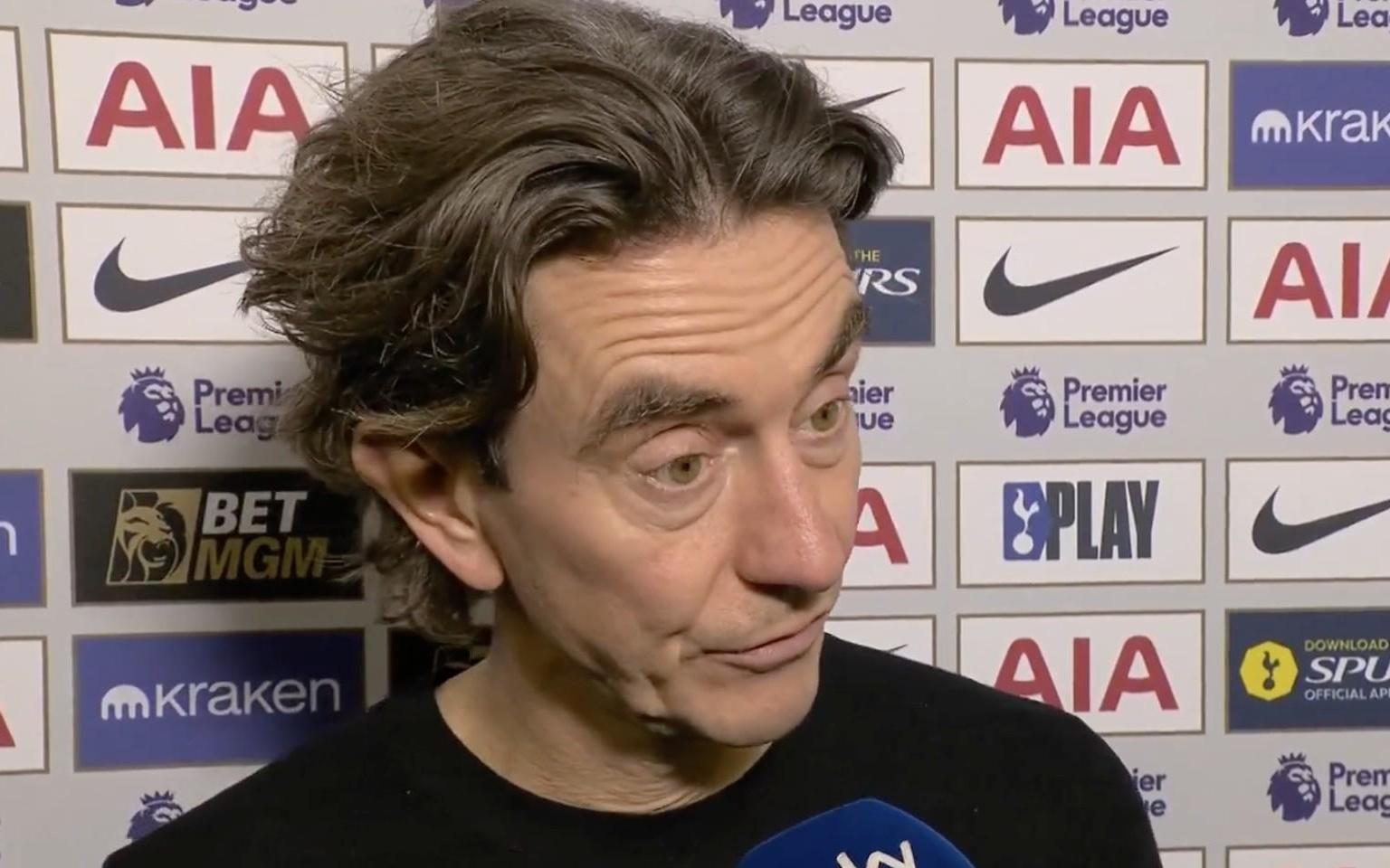 弗兰克：我们上半场表现很出色，很多好机会本应转化为进球