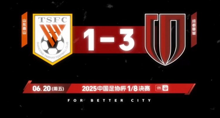 足协杯18决赛，成都蓉城客场31战胜山