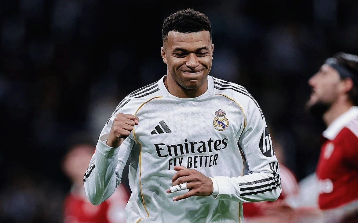 五大联赛2025年射手榜：姆巴佩39球第