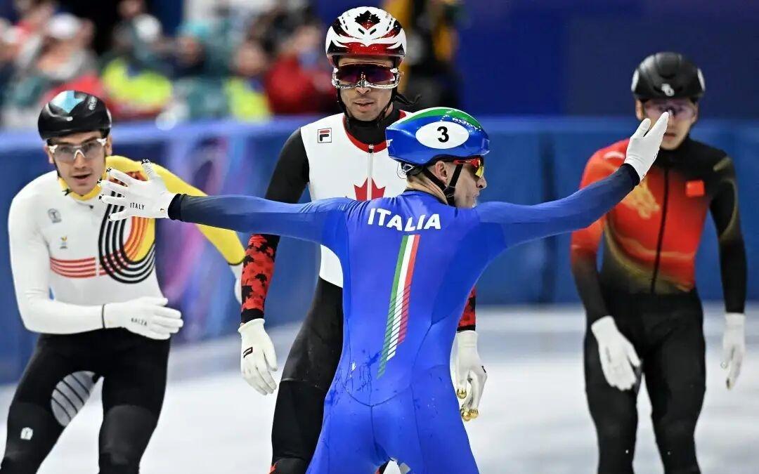 东道主意大利缔造“世界名画”，中国短道混团接力无缘领奖台