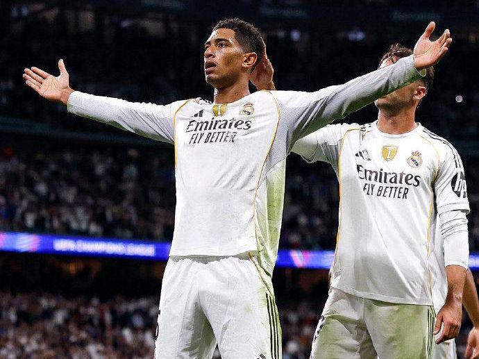 10!姆巴佩意外哑火,贝林厄姆赛季首球,皇马4连胜+送尤文2连败