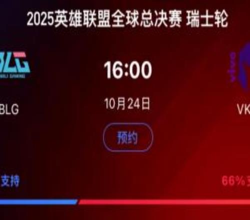 路人缘全败完了赛前BLG的国内支持率仅34%而VKS的支持率高达66%