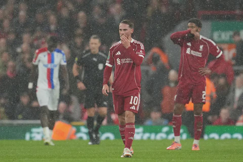 7战6负登顶五大联赛！利物浦迎90年最差一战，卫冕冠军跌下神坛