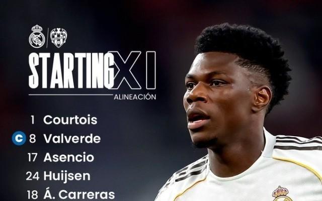 皇马首发：姆巴佩、维尼修斯出战