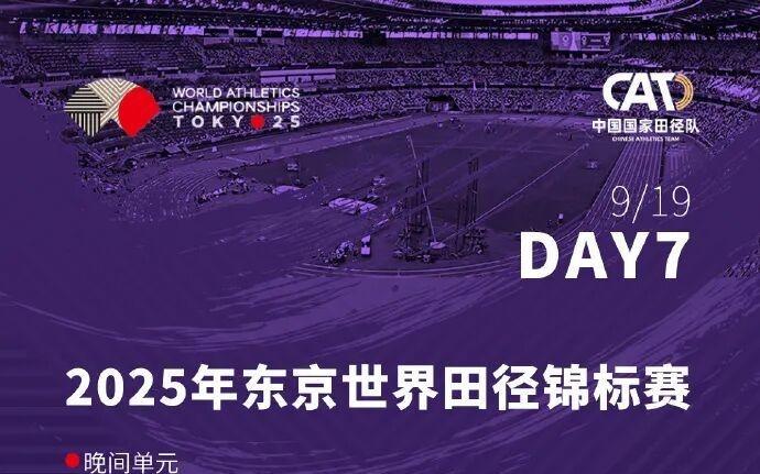 田径世锦赛赛程来了！中国田径队迎来“大考”