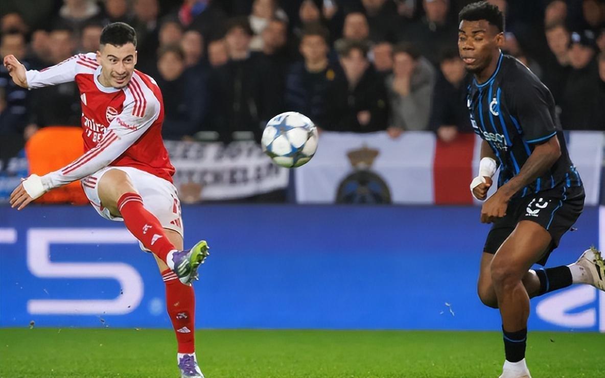 欧冠阿森纳3比0布鲁日，马杜埃凯梅开