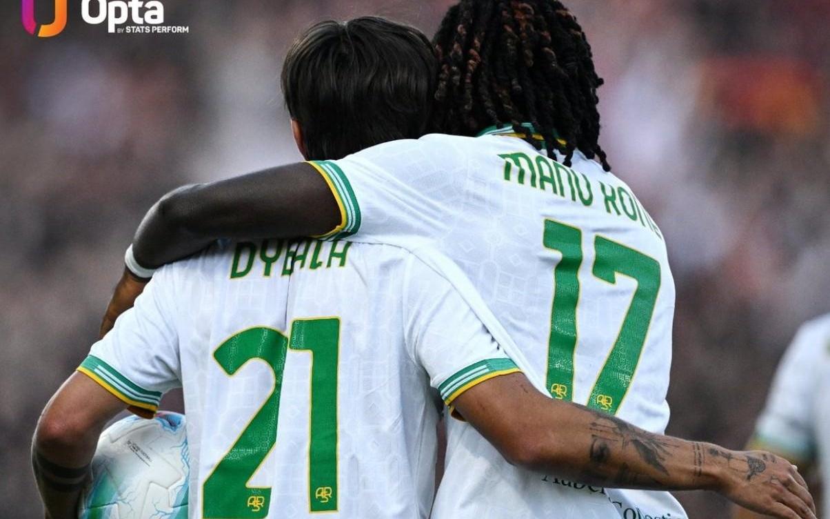 罗马25年意甲客场赢下12场且9次零封，均为同期五大联赛最多