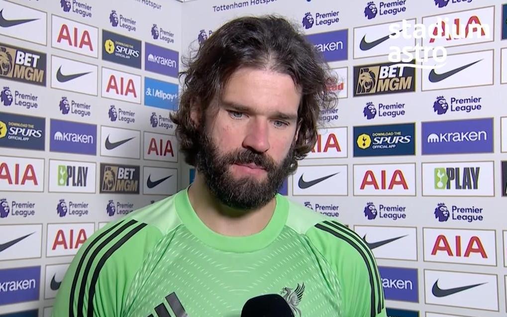 阿利松：在英超永远不能觉得比赛会变轻松希望伊萨克没事