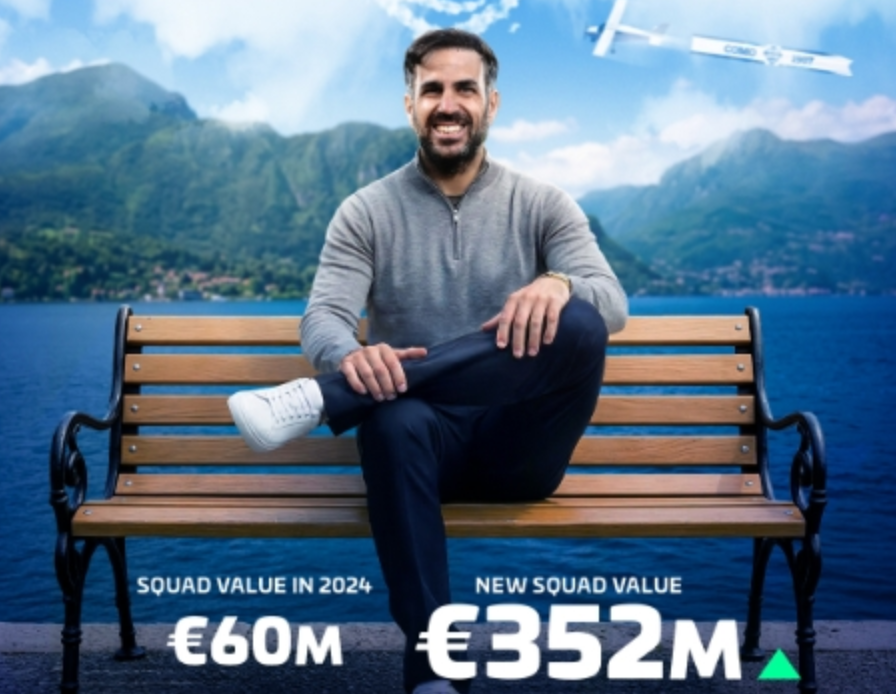 2年身价暴涨近3亿欧！法布雷加斯创造