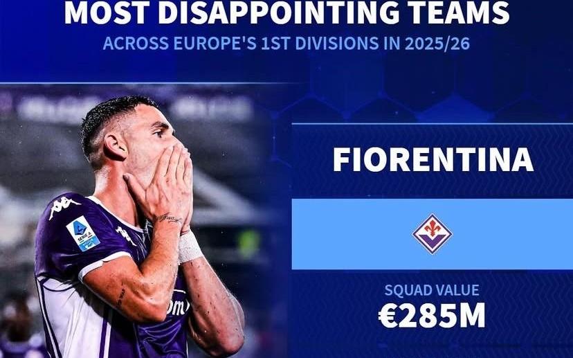 德转盘点本赛季最令人失望球队：佛罗