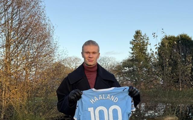 阿圭罗：祝贺哈兰德解锁英超百球，只用