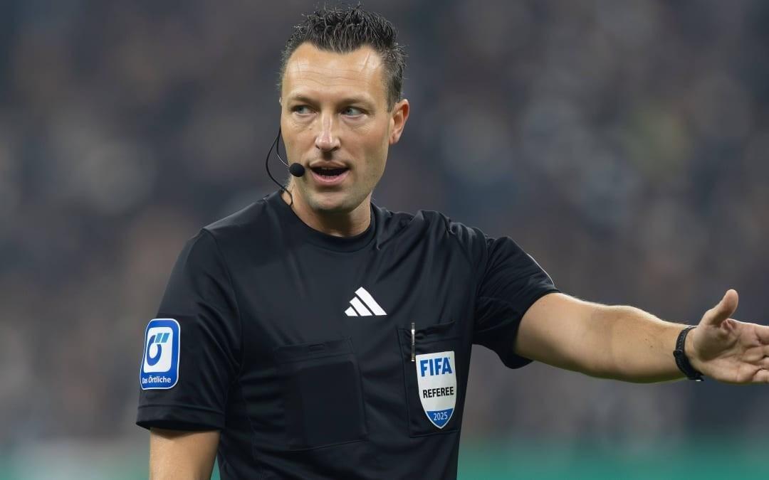官方：德国裁判雅布隆斯基将执法曼城欧冠客战博德闪耀