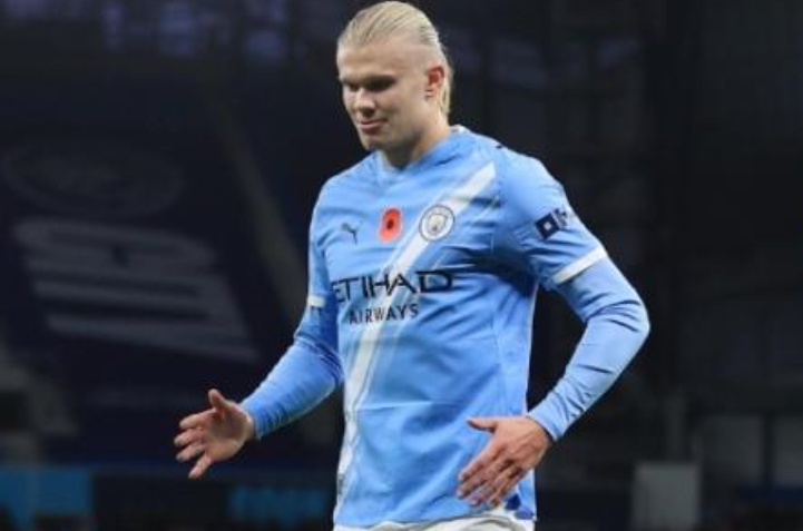 今晨曼城31樱桃，哈兰德两度单刀破门