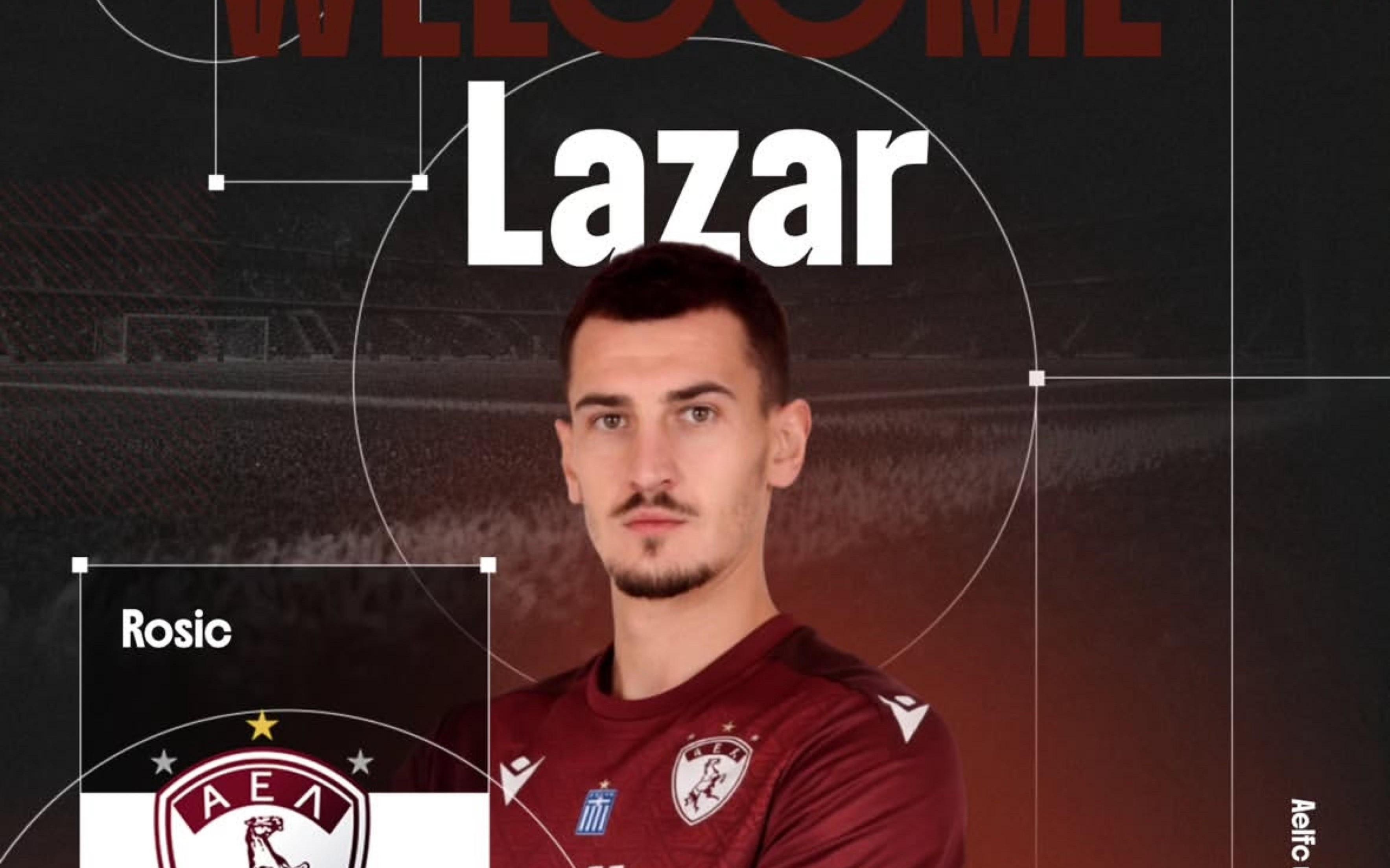 官方：原长春亚泰外援罗西奇加盟希腊俱乐部拉里萨