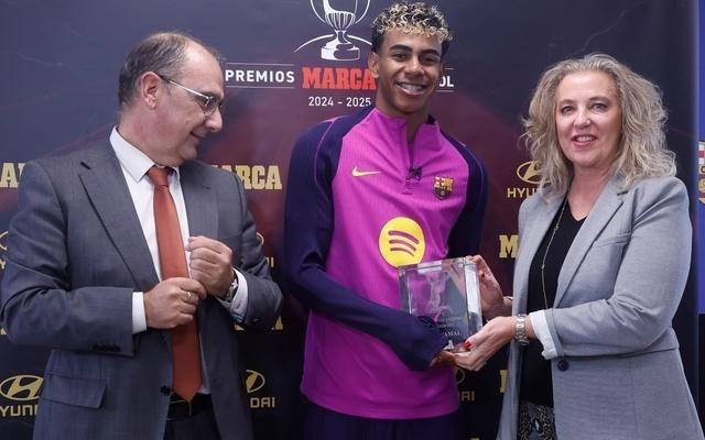 联赛、欧冠、世界杯和金球奖亚马尔