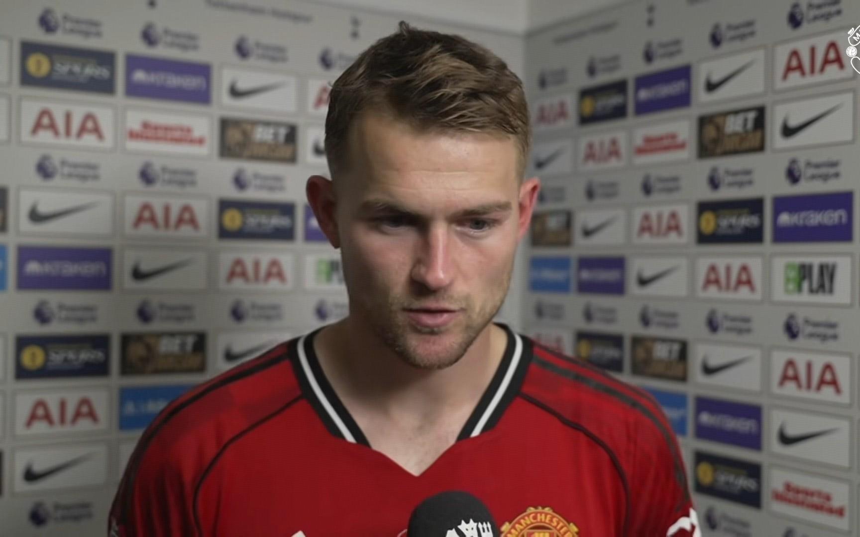 德利赫特：很高兴我们最后扳平了，但我