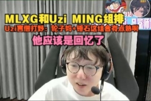 MLXG和UziMING组排，Uzi盲僧打野：轮子妈+锤石这组合有点熟啊