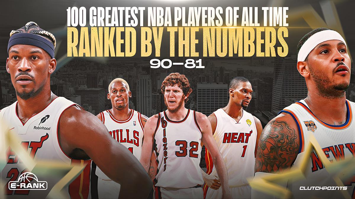 NBA史上最伟大的100名球员,根据新指标的排名:9081
