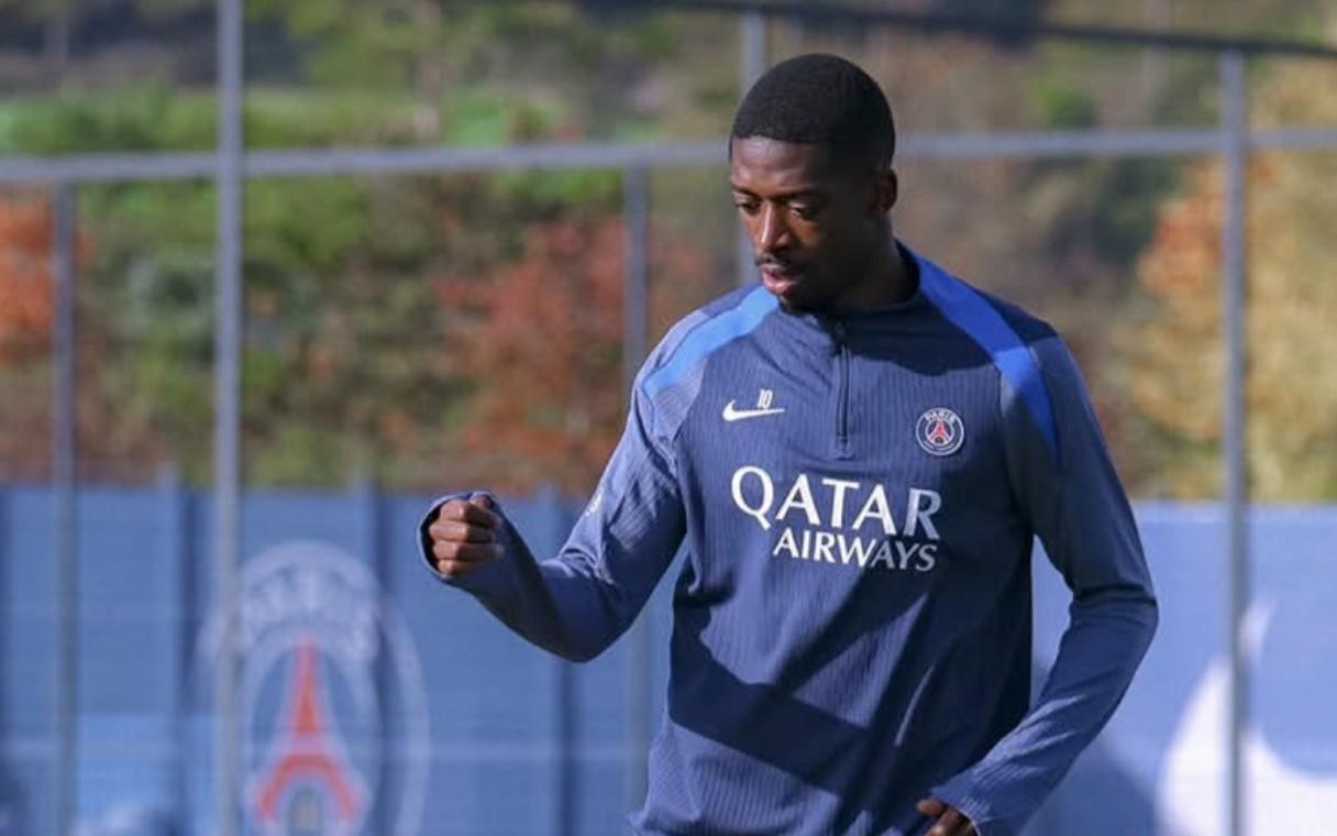 法媒：登贝莱有望在周末法甲或下周中